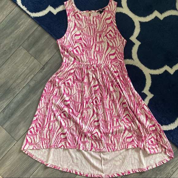 H&M Pink Zebra Cotton Dress - Picture 3 of 11